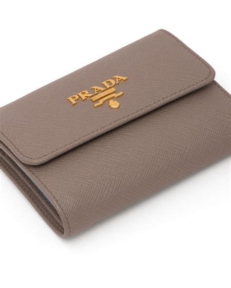 small saffiano leather wallet prada|Meer.